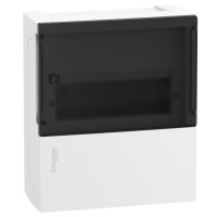 Щит MINI PRAGMA 1ряд/8 модулів, навісний, прозорі дверцята Schneider Electric MIP12108S
