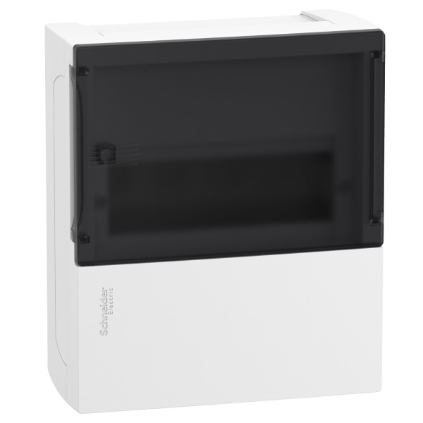 Щит MINI PRAGMA 1ряд/8 модулів, навісний, прозорі дверцята Schneider Electric MIP12108S