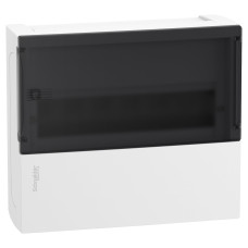 Щит MINI PRAGMA 1ряд/12 модулів, навісний, прозорі дверцята Schneider Electric MIP12112S