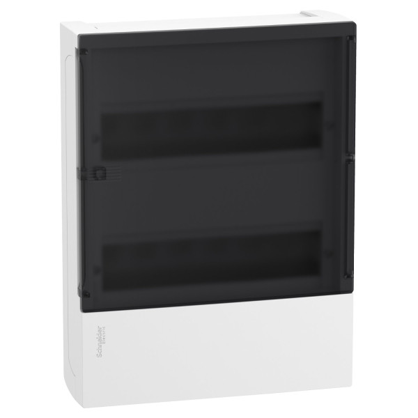 Щит MINI PRAGMA 2ряда/24 модуля, навісний, прозорі дверцята Schneider Electric MIP12212S