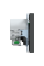 Розетка силова 2К+З, 16А, з USB 2.4A, тип А+А, гвинт.затиск, шторки, Антрацит, пластик, D-Life Merten MTN2366-6034