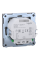 Розетка силова 2К+З, 16А, з USB 2.4A, тип А+А, гвинт.затиск, шторки, Нержавіюча сталь, пластик, D-Life Merten MTN2366-6036