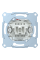 Перемикач одноклавішний прохідний, механізм, Merten MTN3116-0000
