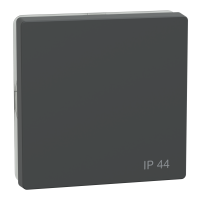 Клавіша IP44 до 1-клавішних вимикачів, Антрацит, пластик, D-Life Merten MTN3304-6034