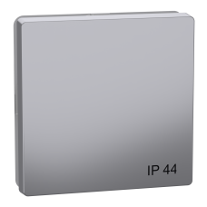 Клавіша IP44 до 1-клавішних вимикачів, Нержавіючая сталь, пластик, D-Life Merten MTN3304-6036