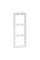 Рамка 3 постова, Білий лотос, пластик, D-Life Merten MTN4030-6535
