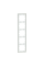 Рамка 5 постова, Білий лотос, пластик, D-Life Merten MTN4050-6535