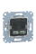 Механізм зарядного пристрою USB, тип А+А, 2.4 мА, USB 2.0, Merten MTN4366-0100