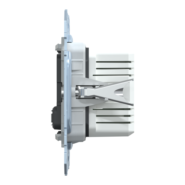 Механізм зарядного пристрою USB, тип А+А, 2.4 мА, USB 2.0, Merten MTN4366-0100