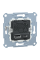 Механізм зарядного пристрою USB, тип А+C, 2.4 мА, USB 2.0, Merten MTN4366-0110
