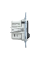 Механізм зарядного пристрою USB, тип А+C, 2.4 мА, USB 2.0, Merten MTN4366-0110