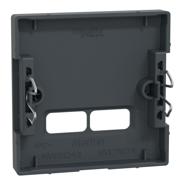 Центральна плата до механізма зарядного пристрою USB, Антрацит матовий, System-M Merten MTN4367-0414