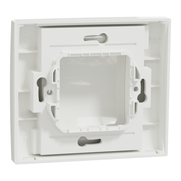 Рамка 1-постова ip44, Білий, Schneider Unica NEW Studio NU044218