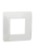 Рамка 1-постова, Білий, Schneider Unica NEW Studio NU200218