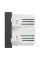 Розетка USB 2.0 зарядна подвійна, 2.4А, A+C, 2 модуля, антрацит, Unica NEW NU301854