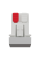 Вимикач 1-клавішний, 10А 1 модуль, алюміній, Unica NEW NU310130