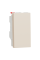 Вимикач кнопковий, 10А, 1 модуль, бежевий, Unica NEW NU310644