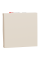 Вимикач кнопковий, 10А, 2 модуля, бежевий, Unica NEW NU320644