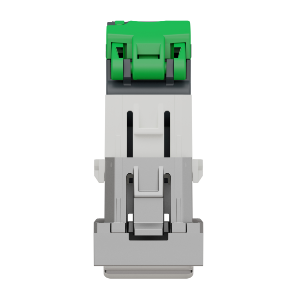 Розетка комп'ютерна RJ45, одинарна, кат.5e UTP, 1 модуль, алюміній, Unica NEW NU341030