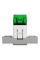 Розетка комп'ютерна RJ45, одинарна, кат.5e UTP, 2 модуля, алюміній, Unica NEW NU341130