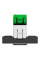 Розетка комп'ютерна RJ45, одинарна, кат.5e UTP, 2 модуля, антрацит, Unica NEW NU341154