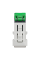 Розетка комп'ютерна RJ45, одинарна, кат.5e STP, 1 модуль, білий, Unica NEW NU341218