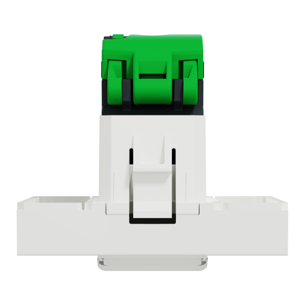 Розетка комп'ютерна RJ45, одинарна, кат.5e STP, 2 модуля, білий, Unica NEW NU341318
