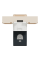 Розетка комп'ютерна RJ45, одинарна, кат.6 UTP, 2 модуля, бежевий, Unica NEW NU341544