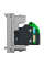 Розетка комп'ютерна RJ45, одинарна, кат.6 STP, 1 модуль, алюміній, Unica NEW NU341630