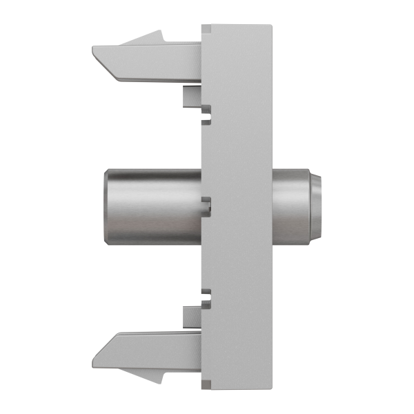 Розетка Coaxial F-type, 1 модуль алюм, NU346830