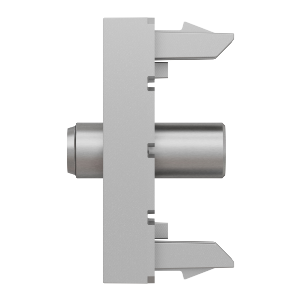 Розетка Coaxial F-type, 1 модуль алюм, NU346830