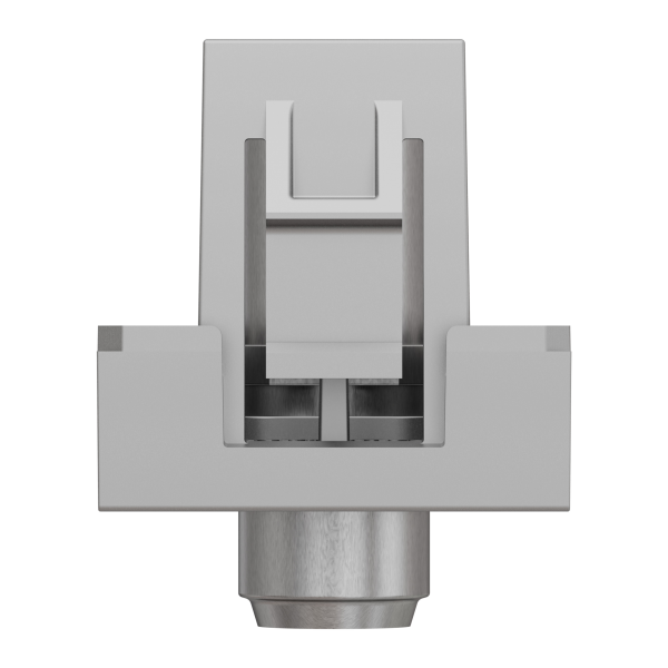 Розетка Coaxial F-type, 1 модуль алюм, NU346830