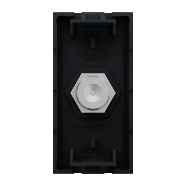 Розетка Coaxial F-type, 1 модуль антр, NU346854