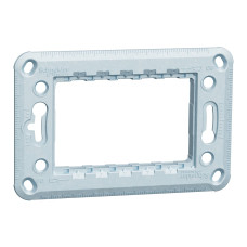 Супорт під 3 модуля, Zamak, Unica NEW NU7103