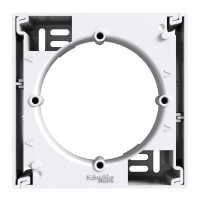 Коробка для зовнішнього монтажу 1-постова, Біла, Asfora EPH6100121
