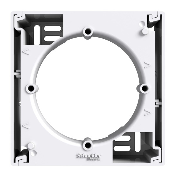 Коробка для зовнішнього монтажу 1-постова, Біла, Asfora EPH6100121