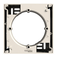 Коробка для зовнішнього монтажу 1-постова, Кремова, Asfora EPH6100123