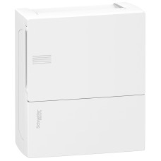 Щит MINI PRAGMA 1ряд/8 модулів, навісний, білі дверцята Schneider Electric MIP12108