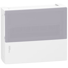 Щит MINI PRAGMA 1ряд/12 модулів, навісний, димчасті дверцята Schneider Electric MIP12112T