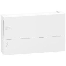 Щит MINI PRAGMA 1ряд/18 модулів, навісний, білі дверцята Schneider Electric MIP12118