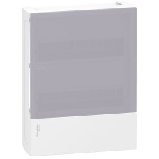 Щит MINI PRAGMA 2ряда/24 модуля, навісний, димчасті дверцята Schneider Electric MIP12212T
