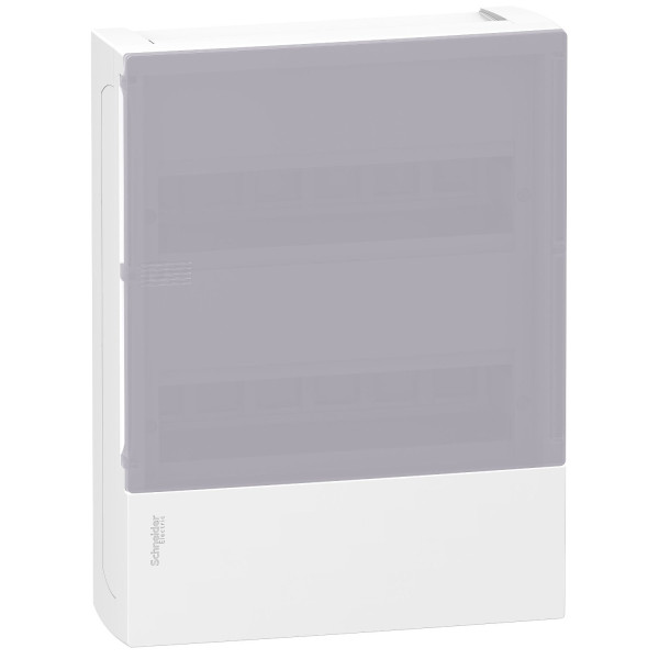 Щит MINI PRAGMA 2ряда/24 модуля, навісний, димчасті дверцята Schneider Electric MIP12212T