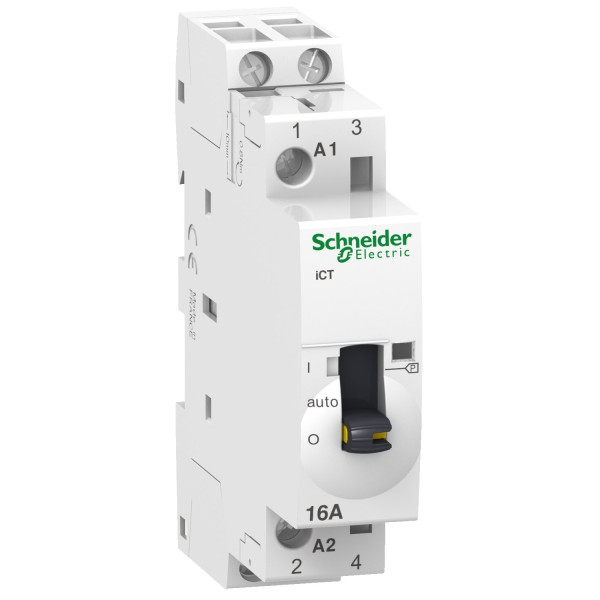 Контактор 16A 2НВ 230/240В ~50Гц ручне керування Schneider Electric A9C23712