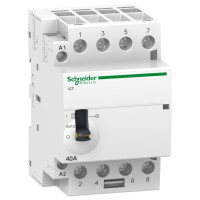 Контактор 40A 4НВ 220/240В ~50Гц ручне керування Schneider Electric A9C21844