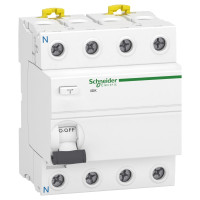 ПЗВ Диф. вимикач навантаження iID K 4P 40A 30мА AC Schneider Electric A9R50440