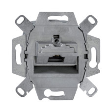Розетка комп'ютерна RJ45, кат 6а ISO, механізм, Merten MTN4530-0000
