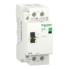 Контактор 1P+N 40A 2NO ~230В/50Гц, Resi9 Schneider Electric R9C20240