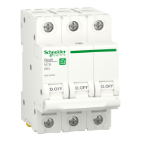 Автоматичний вимикач 6kA 3P 63A В, Resi9 Schneider Electric R9F02363