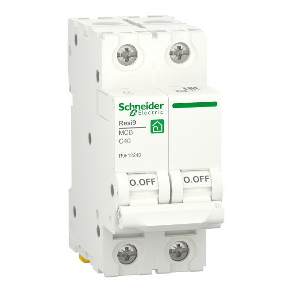 Автоматичний вимикач 6kA 2P 40A C, Resi9 Schneider Electric R9F12240