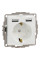 Розетка силова з заземленням + USB A+A, 2.4A, зі шторками, Білий, Sedna Design SDD111052